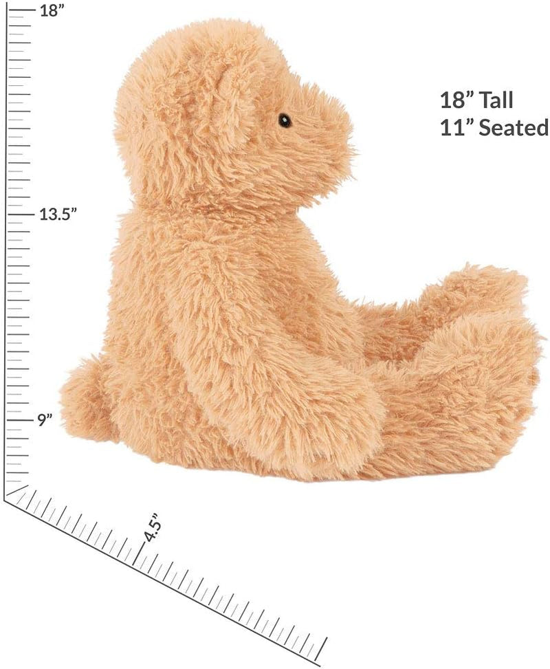 | Buttercream Teddy Bear Stuffed Animal | Classic Soft Plush with 100% Recycled Filling, Design in USA | 18 Inch | Super Soft Teddy Bear Collection