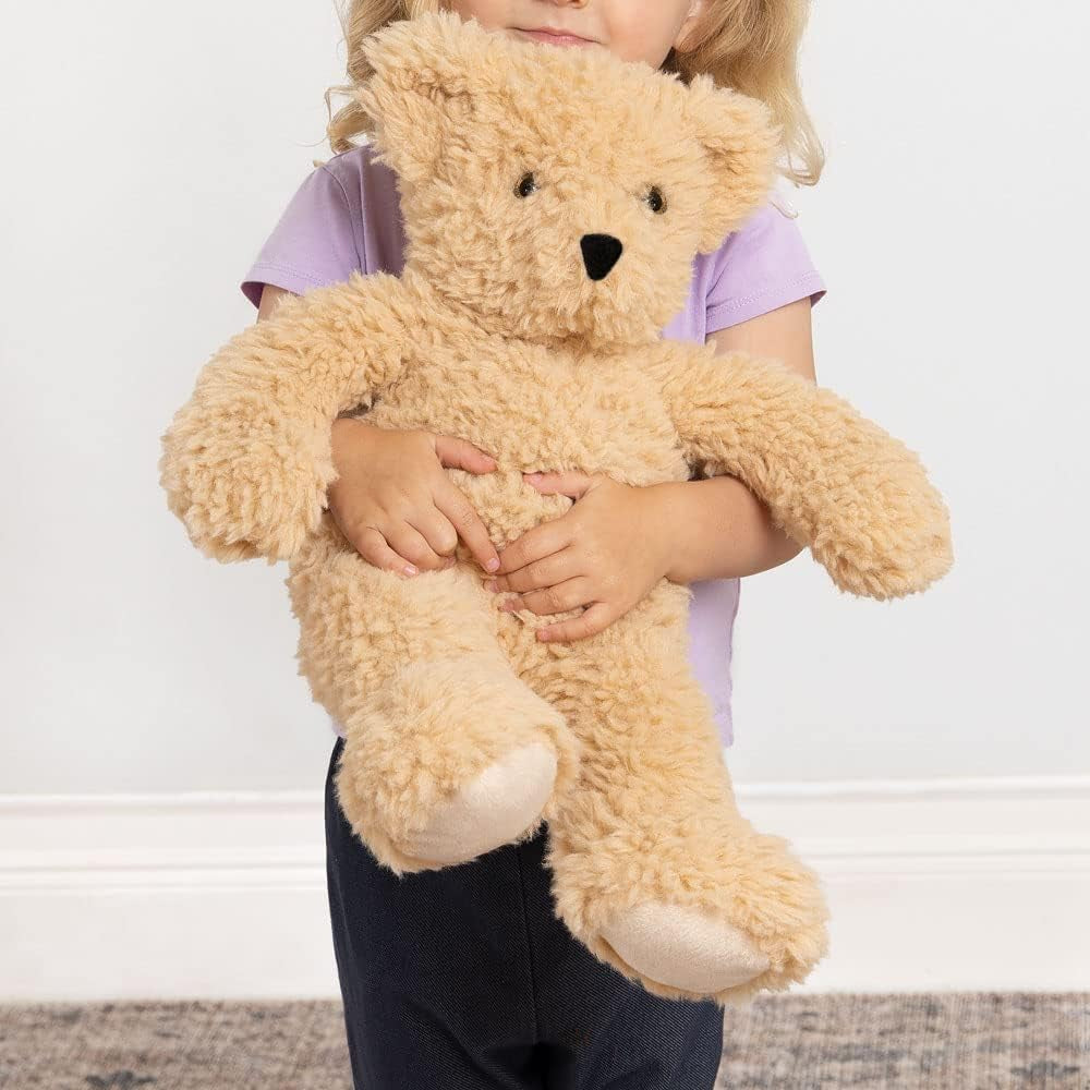 | Buttercream Teddy Bear Stuffed Animal | Classic Soft Plush with 100% Recycled Filling, Design in USA | 18 Inch | Super Soft Teddy Bear Collection