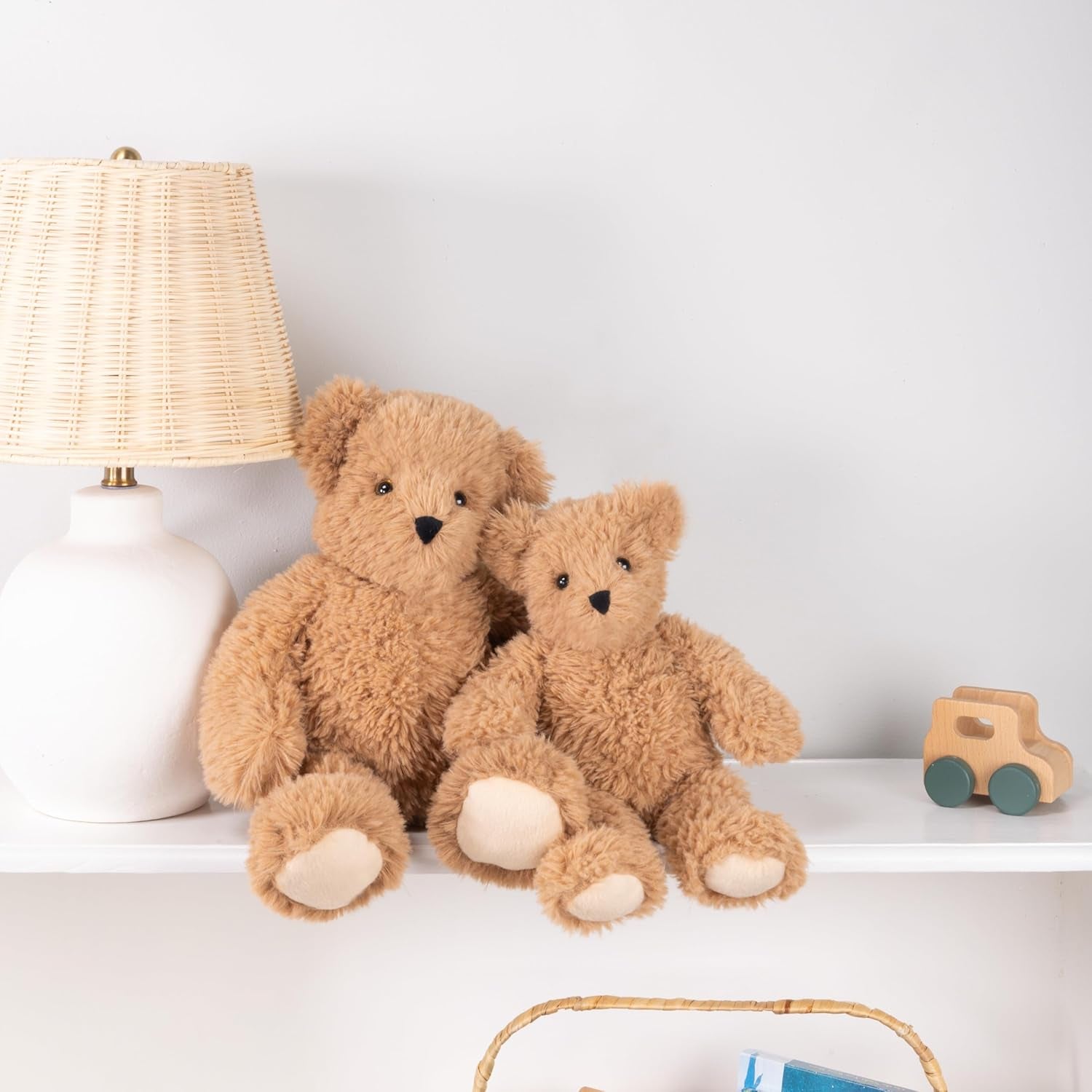 | Buttercream Teddy Bear Stuffed Animal | Classic Soft Plush with 100% Recycled Filling, Design in USA | 18 Inch | Super Soft Teddy Bear Collection
